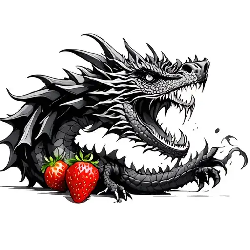 Dragon Spitting Tagada Strawberries