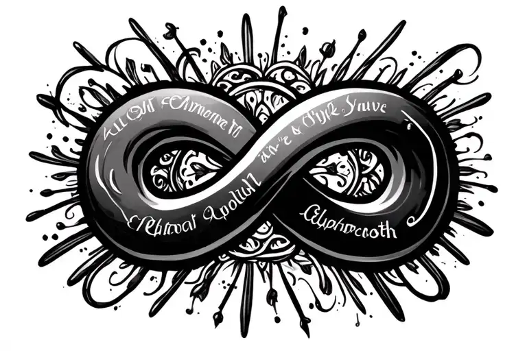 Infinity Symbol With Names