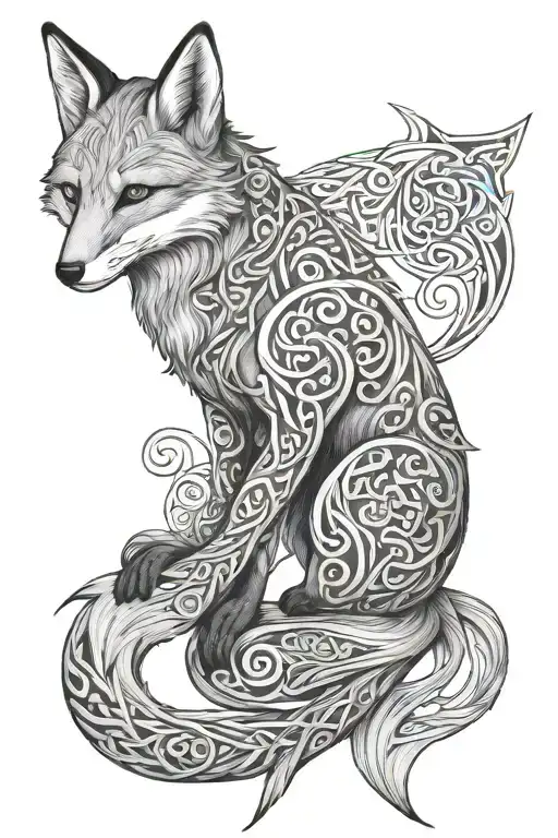 Celtic Fox Full Body