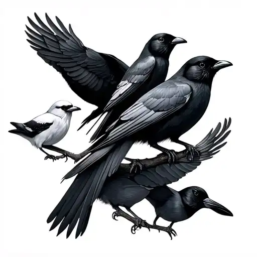 13 Blackbirds And 1 White Crow