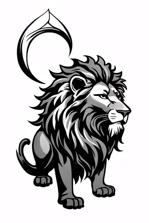 Symbol And Symbol Lion