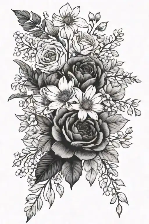 Birth Flower Bouquet