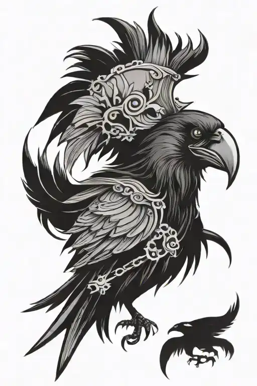 Evil Gothic Crow