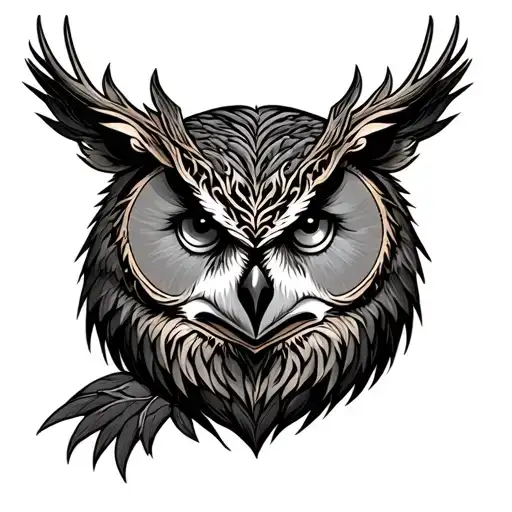 Bear Owl Deer Raven Topple