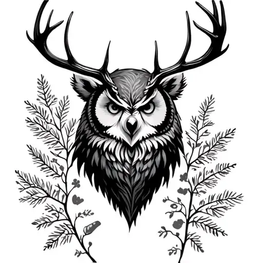 Bear Owl Deer Raven Topple
