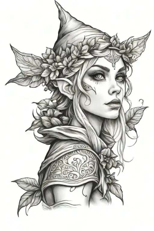 Female Forest Elf Girl