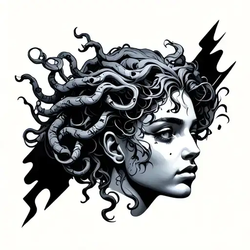 Futurist Medusa Head