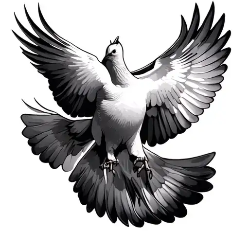 Dove Flying Bird