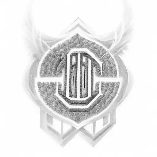 A Tattoo Design Combining The Ohio State Football Logo With Musical Notes