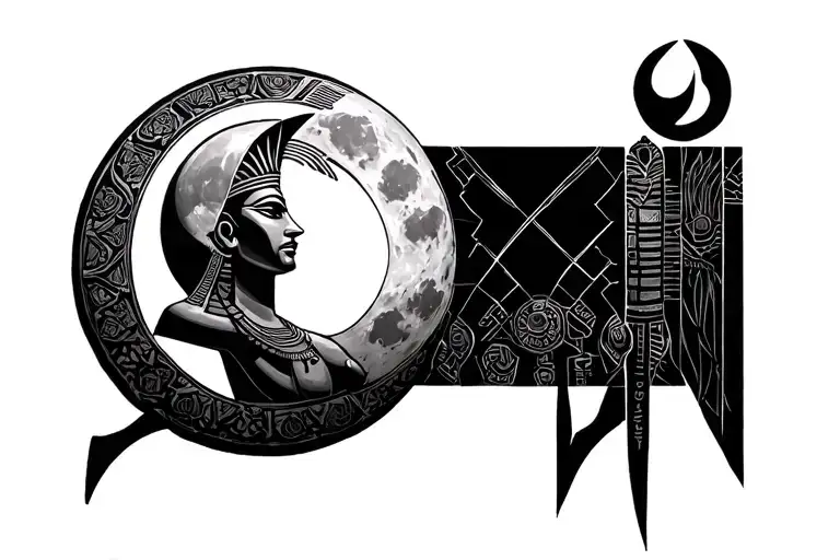 Khonsu Egyptian Moon God