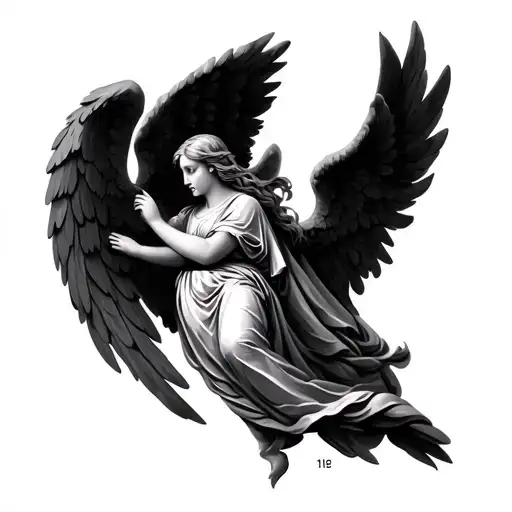 Forearm Tattoo Angel
