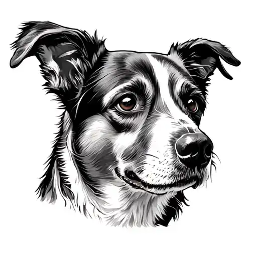 Dog Print On Bay Window