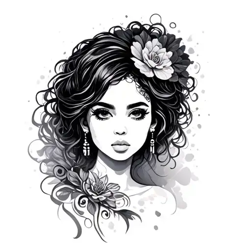 Earthy Black Girl Vibe Swirl