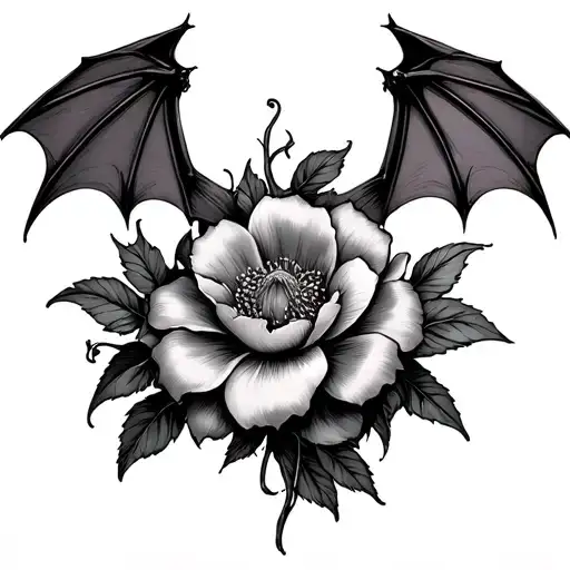 Bat Gladioulus Flower