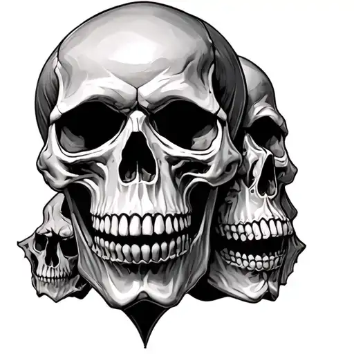Skulls Representing Dark Periods