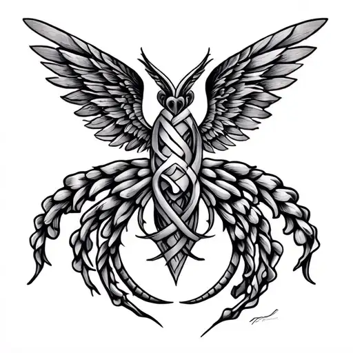 Gemini Zodiac Sign Intertwined