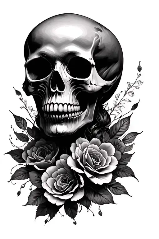 Skull Surrounded Stylus Femme