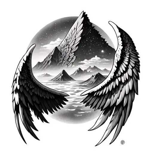 Illyrian Wings And Starfall Mountain Aesthectic