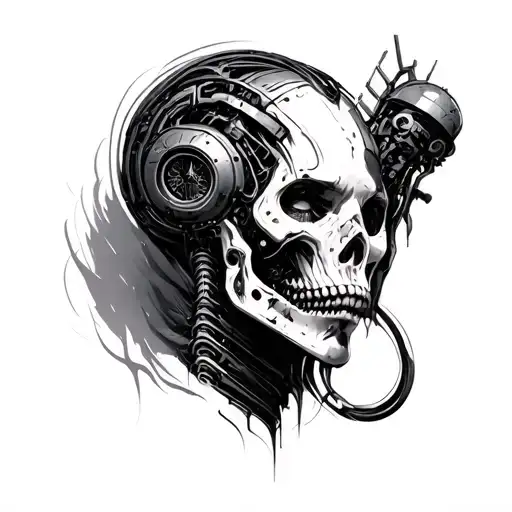 Create A Cyberpunk Tattoo Looking Like Implants