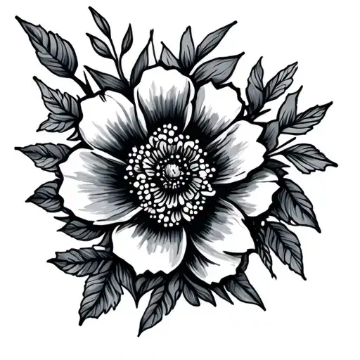 Around The Knee Floral