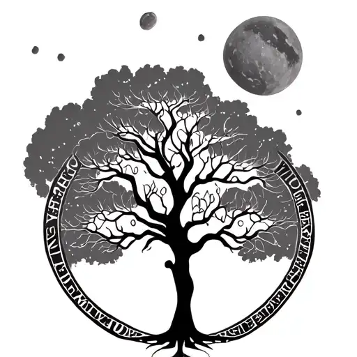 Tree Of Life With Letters