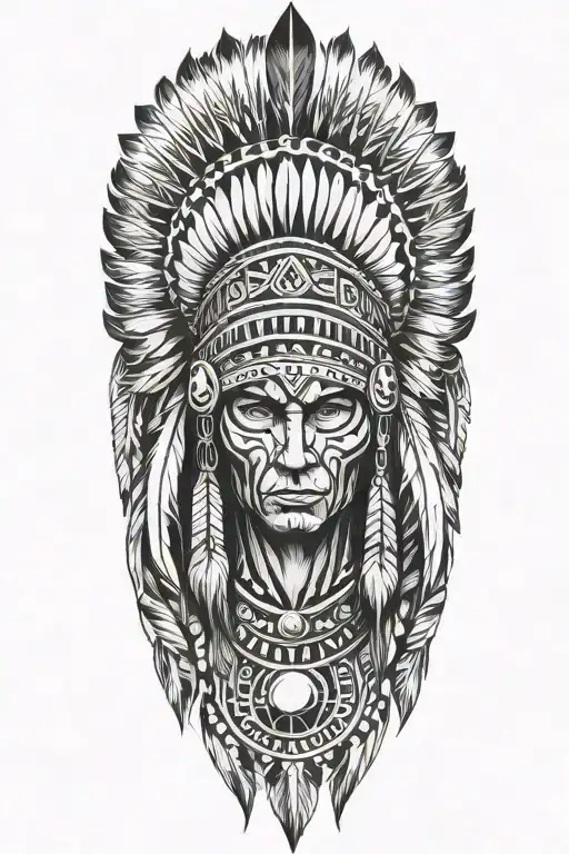 Native American Tribal Sleeve