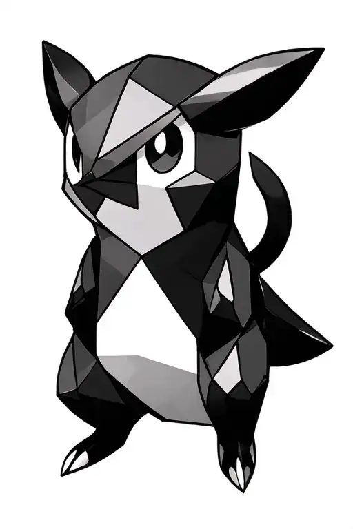 Line Work Geometric Pokemon
