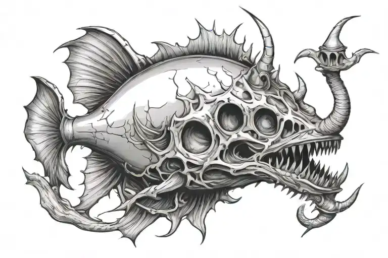 Anglerfish Skull
