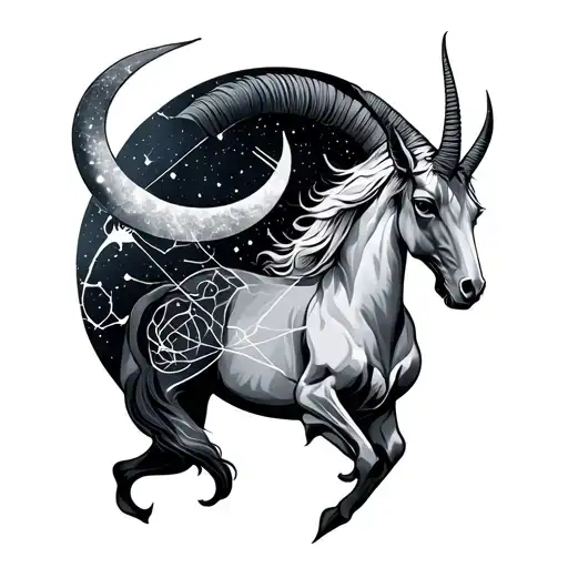 Sagittarius Archer And Capricorn Constellation