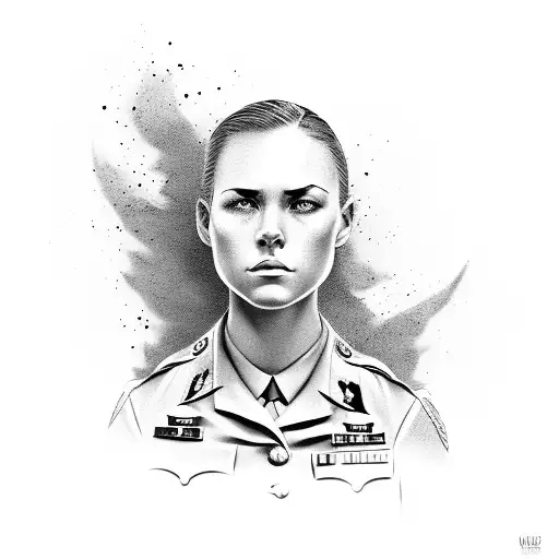 Unites States Army Female Soldier