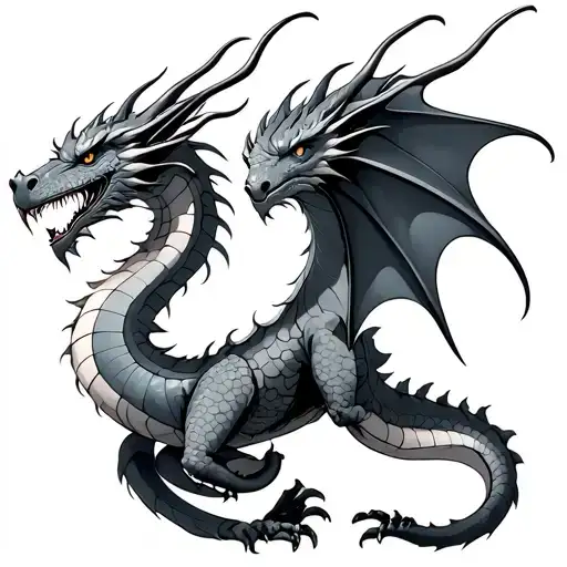Fine Line Dragon