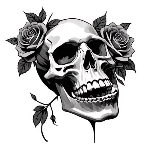 Skull And Roses