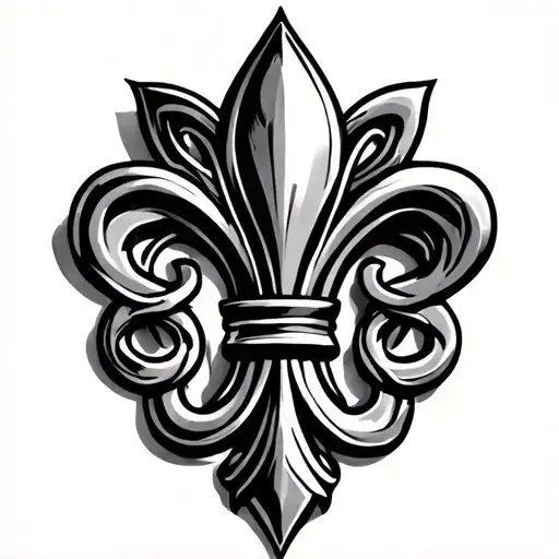 Celtic Knot Fleur De Lis Combined