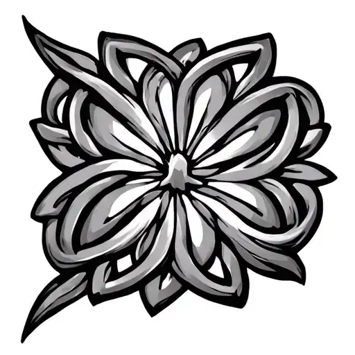 Celtic Knot Flower Of Lis Combined
