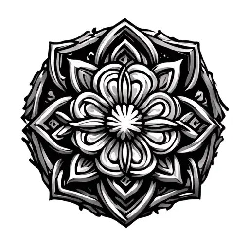 Celtic Knot Flower Of Lis Combined