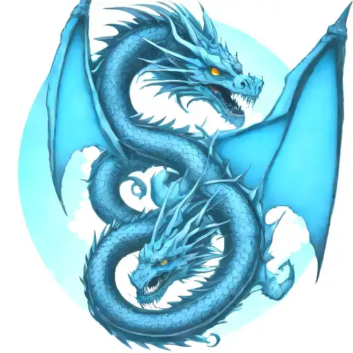 Bipolar Affectivity Dragon Two Heads