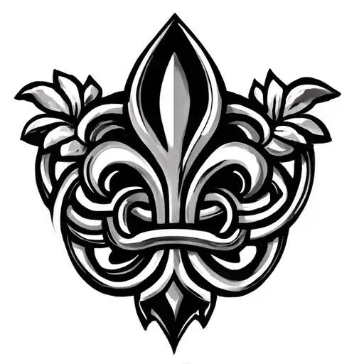 Celtic Knot Fleur De Lis Combined