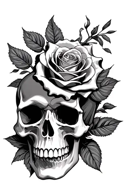 Skull Roses