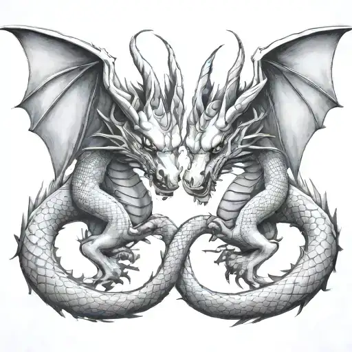 Two-headed Dragon Siamese Brother