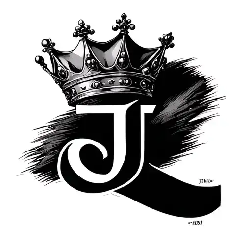 Crown Incorporated With The Letter J