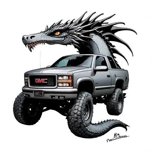 Established 1995 Gmc Sierra Madres Occidental Dragon Crossed