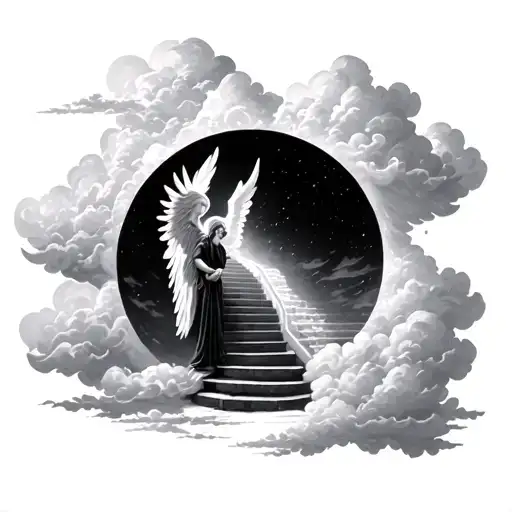 Cloudy Stair Way To Heaven Something Angelic Something