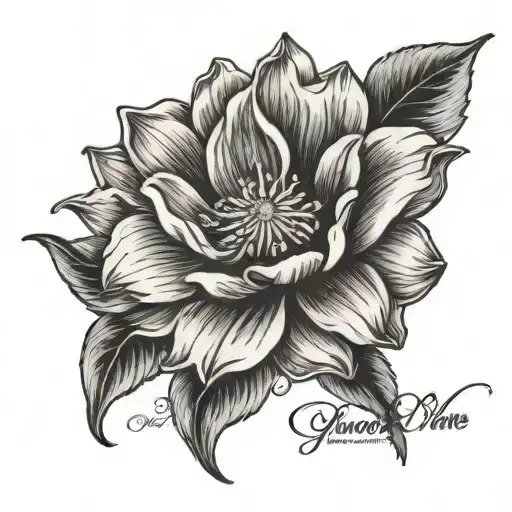 Peace Flower With Bible Quote And My Moms Name