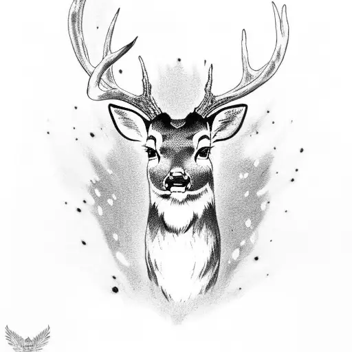 Deer On Fire