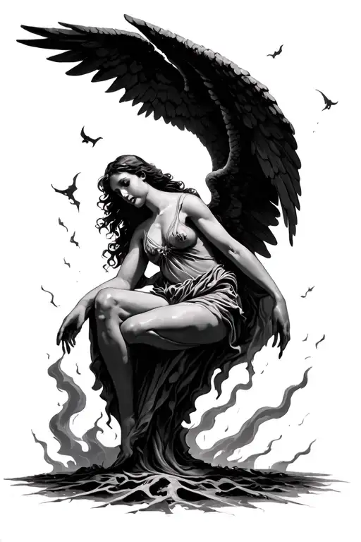 Angel Falling Into Hell