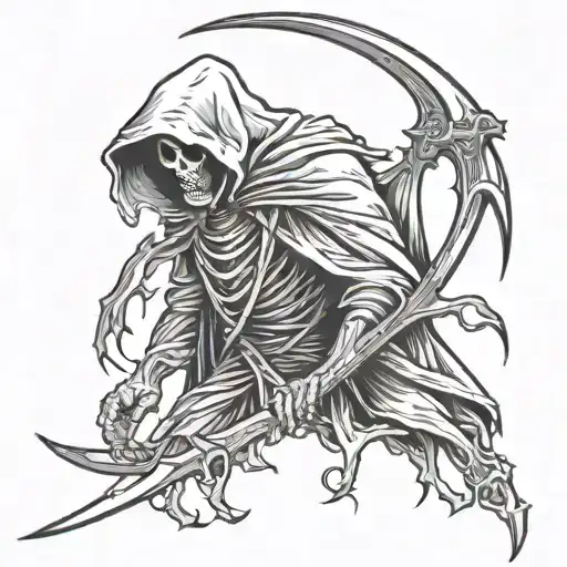 Reaper With Broken Sickle
