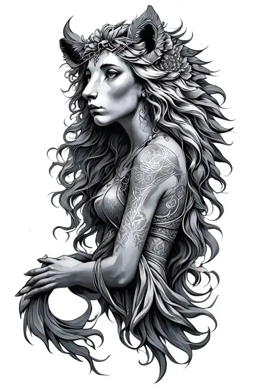 Zodiac Sign Leone Cuspide Virgin