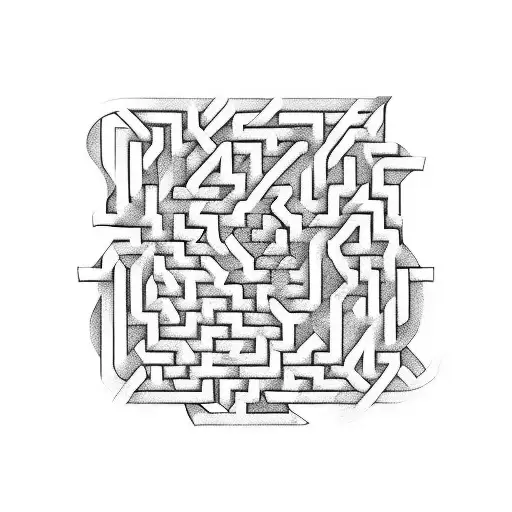 A Man Is Trapped Inside A Maze But The Maze Is Actually Just A Long Snake