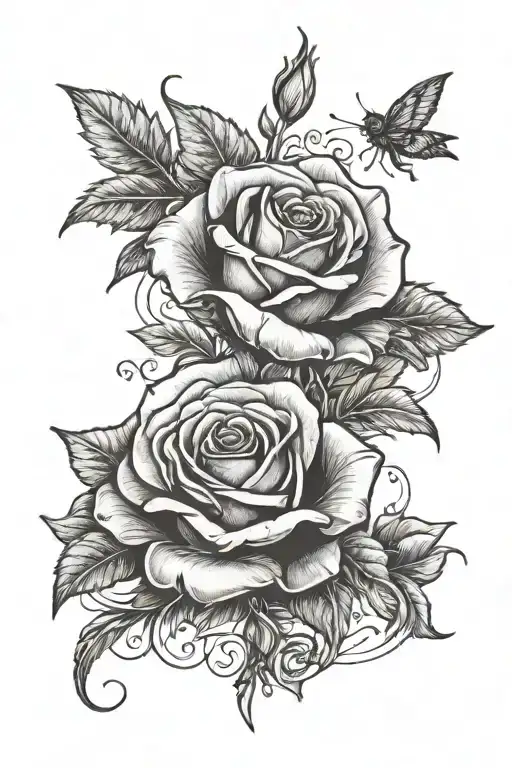 Rose And Lavender Tied