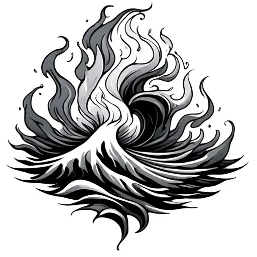 Fire And Water Waves